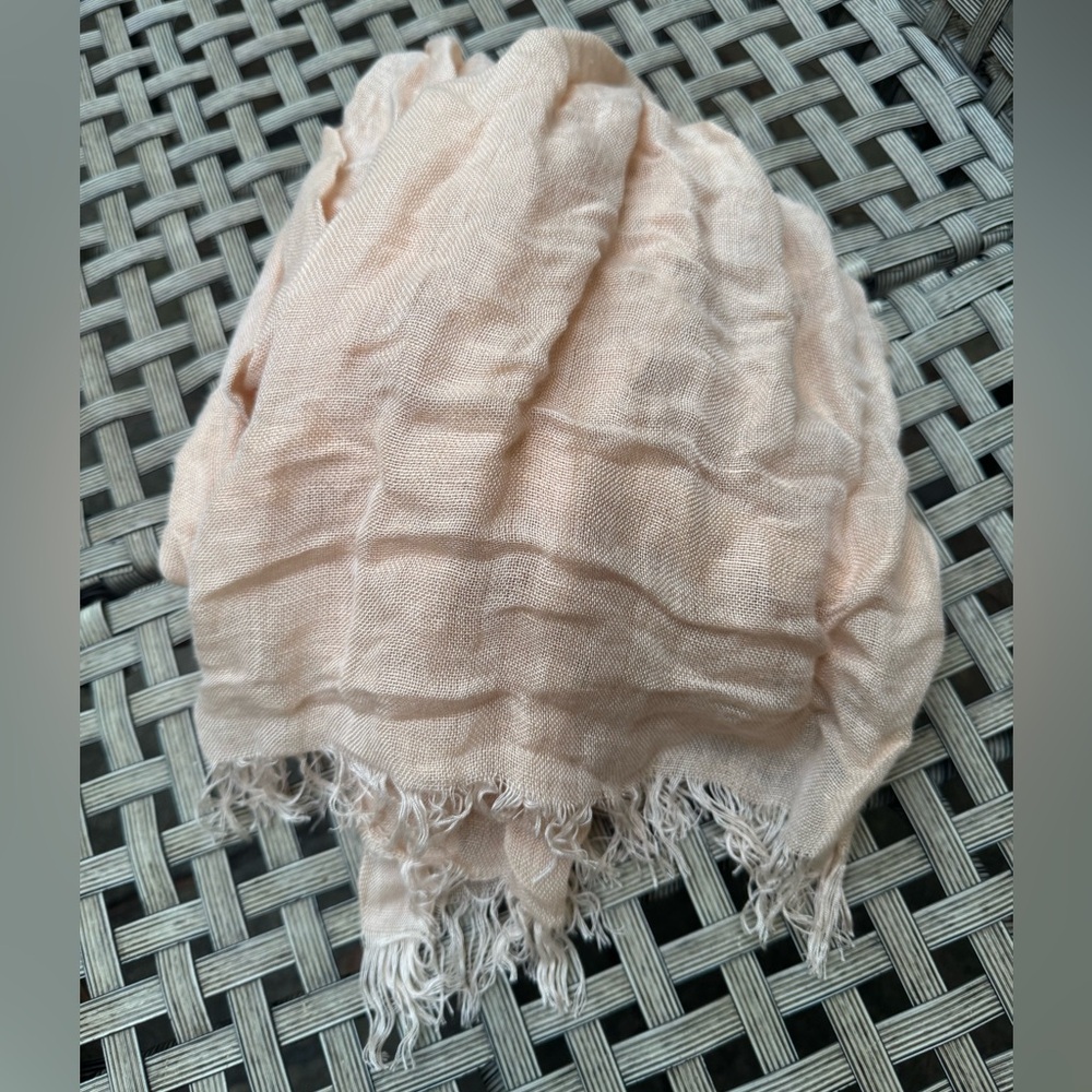 NWT J. Crew Light Peach Scarf
